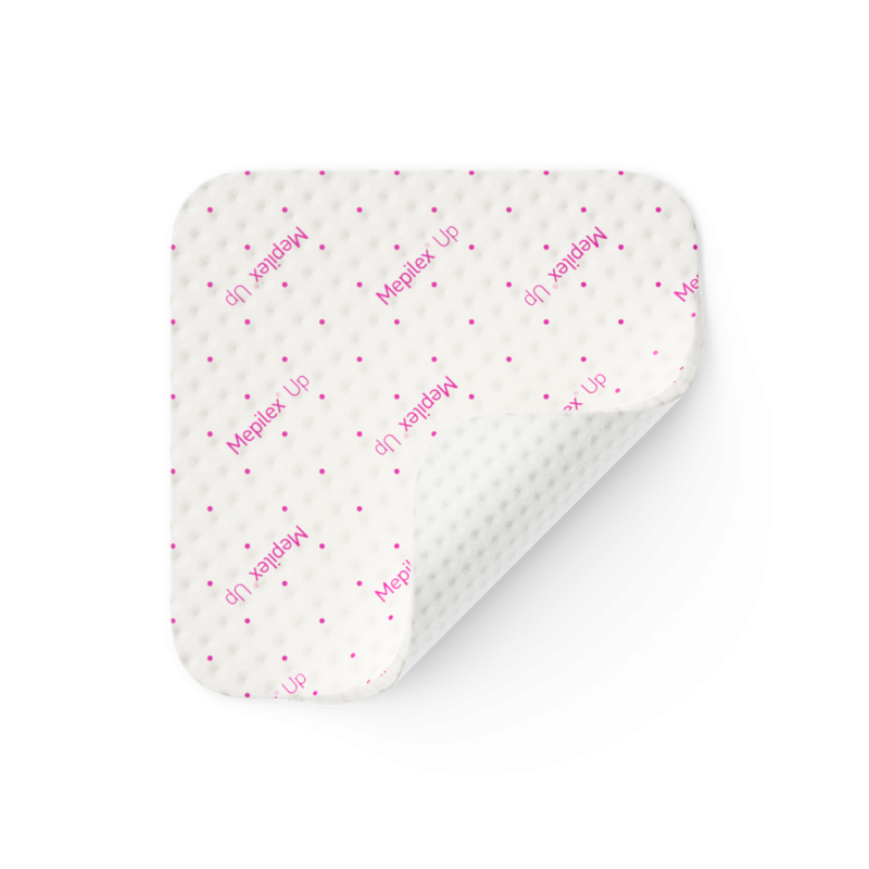 Mepilex Up, 20 x 20 cm, 5 ks—Pěnové krytí s technologií Safetac