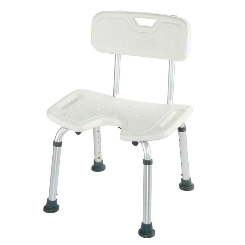 Sedačka do sprchy s výřezem FBL 610231—Bílá