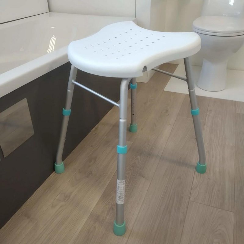 Sedačka do sprchy PRIMA 66173—Bílá