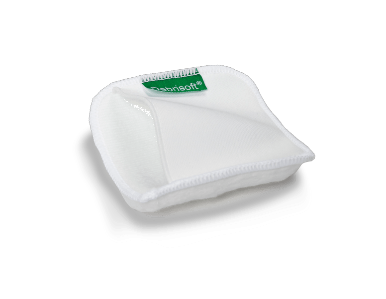 Debrisoft Pad, 13 x 20 cm, 5 ks—Originál pro vysoce účinný, rychlý a téměř bezbolestný debridement