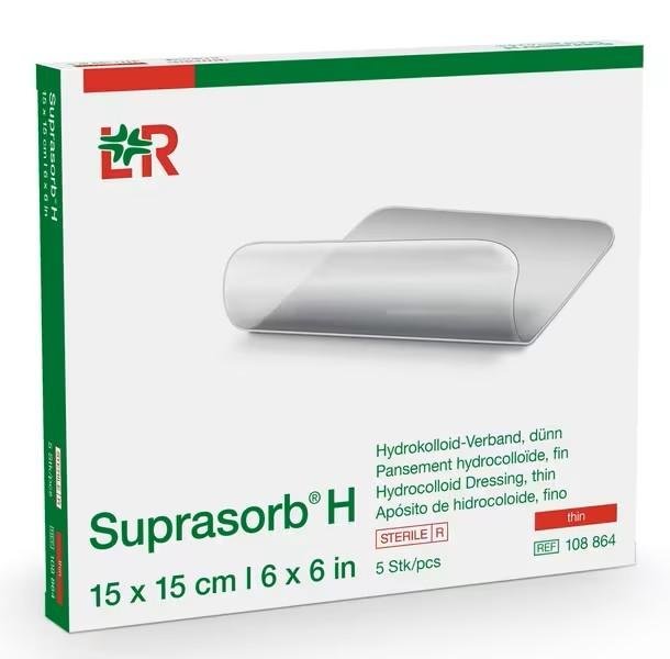 Krytí Hydrokoloidní Suprasorb H Standard—15 x 15 cm, 5ks