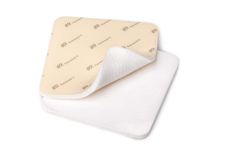 Suprasorb P - 5 x 5 cm—Sterilní polyuretanové nelepící krytí, 10ks
