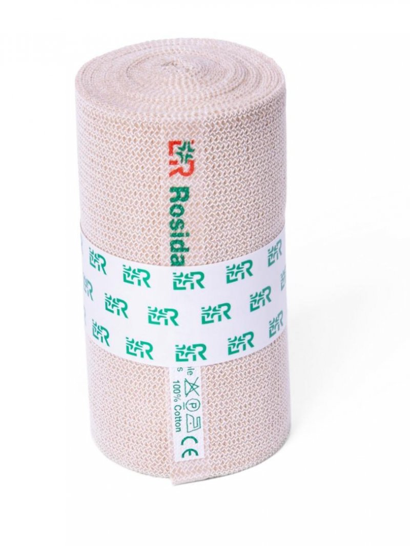 Obinadlo Elastické Rosidal K - 6 cm x 5 m—Kompresivní s krátkým tahem, 1 ks