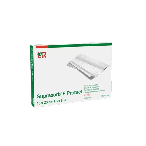 Suprasorb F Protect - 15 x 20 cm—Sterilní fóliové krytí transparentní, samolepící, 10 ks