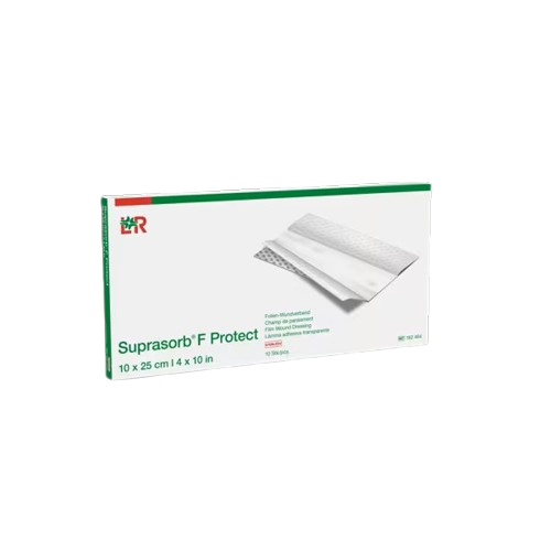 Suprasorb F Protect - 10 x 25 cm—Sterilní fóliové krytí transparentní, samolepící, 10ks