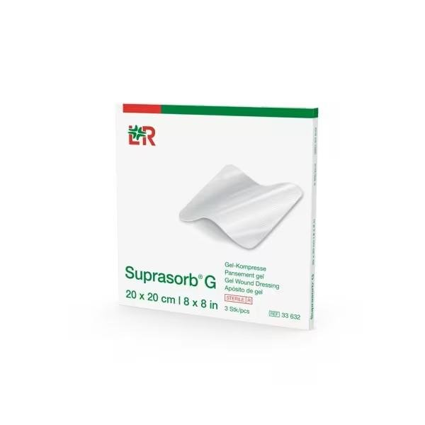 Krytí Hydrogelové Suprasorb G  - 20 x 20 cm—3 ks