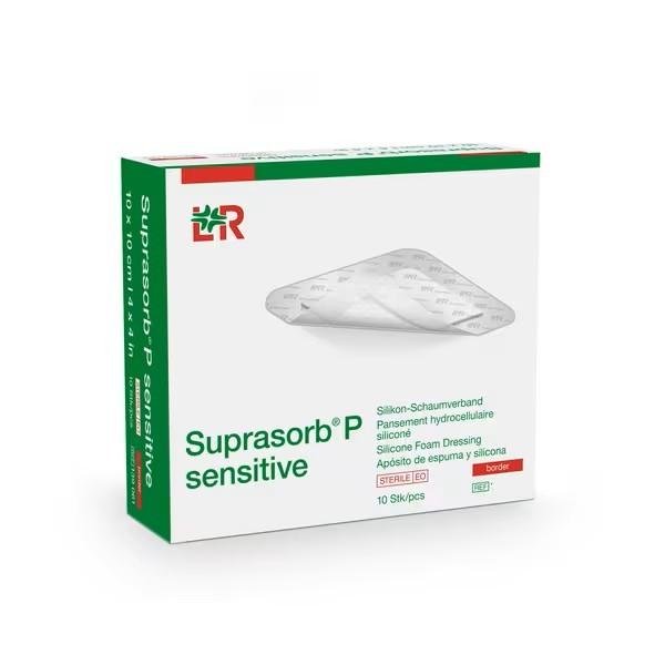 Suprasorb P Sensitive, Border - 12,5 x 12,5 cm—10ks