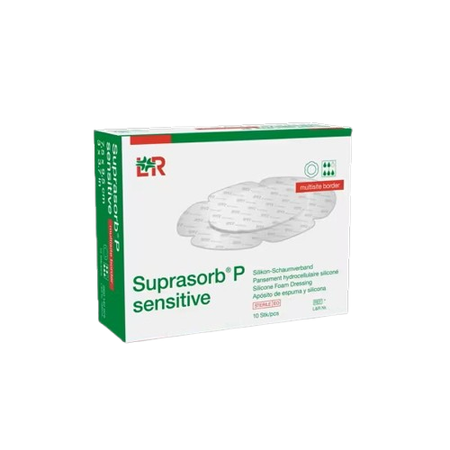 Suprasorb P Sensitive, Multisite, Border—16 x 20 cm, 10 ks