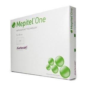 Mepitel One - 9 x 10 cm—Silikonová mřížka, neadherentní k ráně, safetac technologie, 5 ks