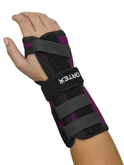 Ortex fixační ortéza zápěstí 07/B s kovovou dlahou—Velikost II., délka 17 cm, pravá ruka