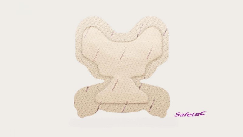 Mepilex Border Heel - 22 x 23 cm, 6 ks—Samolepící absorpční pěnové krytí se silikonovou vrstvou