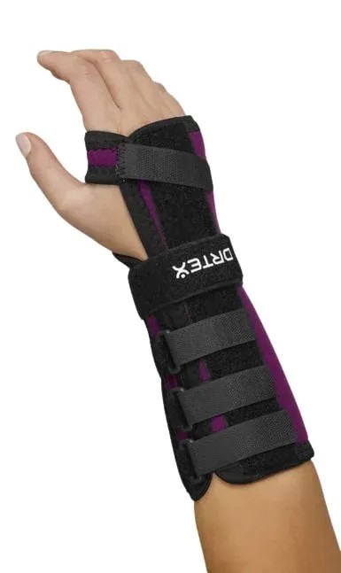 Ortex fixační ortéza zápěstí 07/C s kovovou dlahou—Velikost II., délka 22 cm, levá ruka