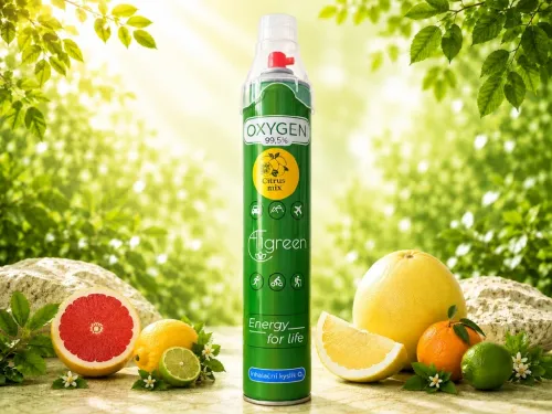 Inhalační Kyslík O2 - Citrus mix—S maskou