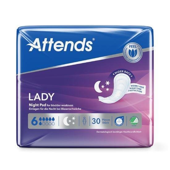 Attends LADY night—Vložky absorbční 30 ks