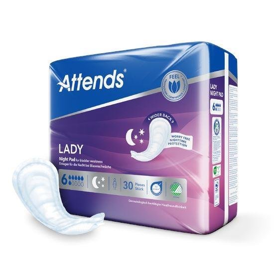 Attends LADY night—Vložky absorbční 30 ks