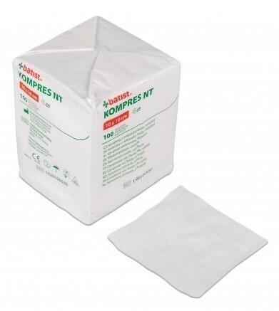 BATIST Kompres z netkaného textilu nesterilní—10 x 10 cm 100 ks