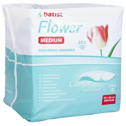FLOWER podložka pod pacienta medium 60x60cm—25ks