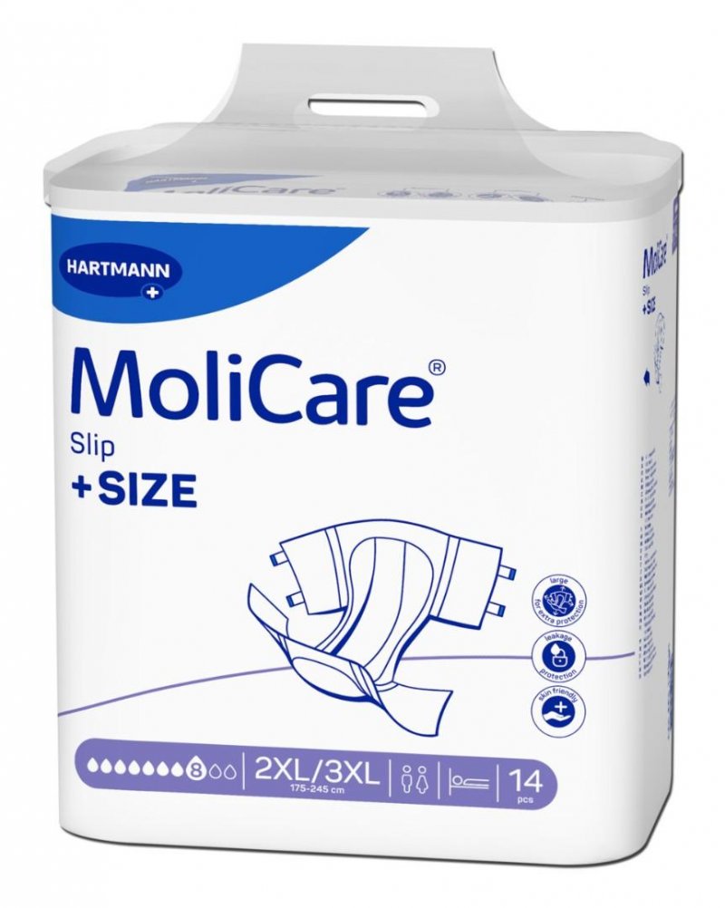 MoliCare Slip +SIZE 8 kapek 2XL/3XL—Zalepovací kalhotky, 14 ks