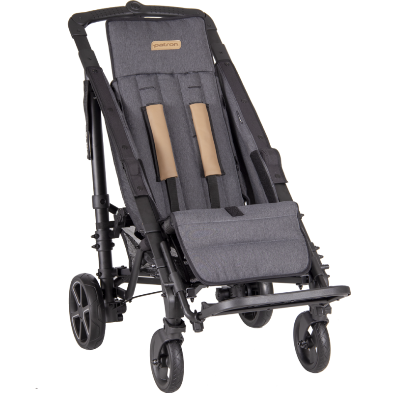 Dětský rehabilitační kočárek Piper Comfort—Barva: G21 - šedočerná