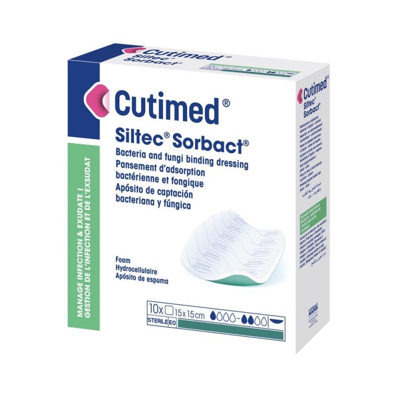 Cutimed Sorbion Sorbact - 10 cm x 10 cm—10ks