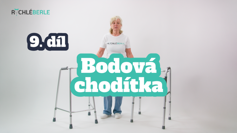 Jak správně vybrat chodítko? 9. díl – Bodová chodítka