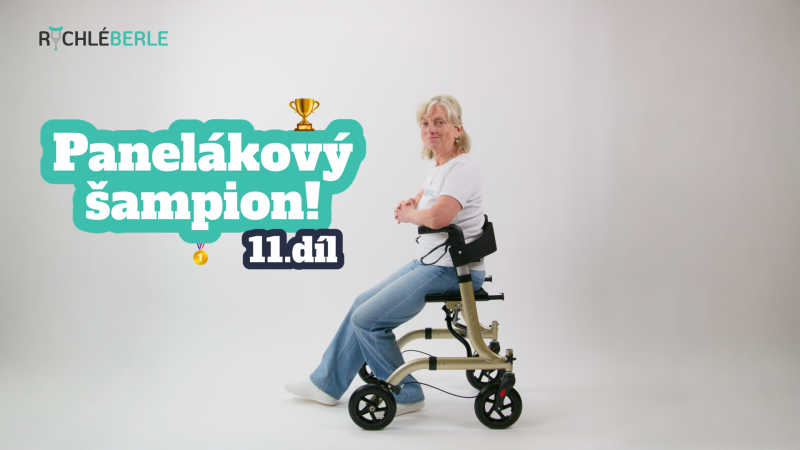 Jak správně vybrat chodítko? 11. díl - Panelákový šampion