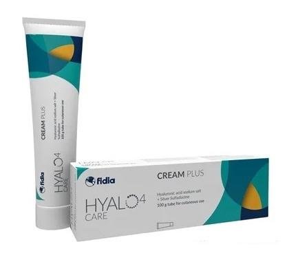 Hyalo4 CARE Cream Plus—krém s obsahem sodné soli kyseliny hyaluronové a stříbrného sulfadiazínu