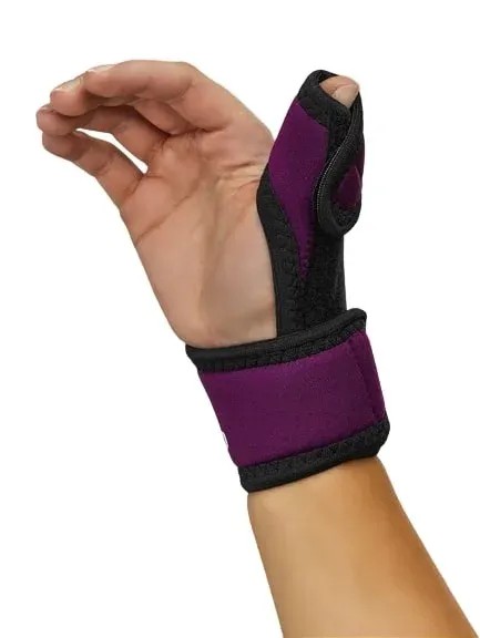 Ortex ortéza fixace kloubu palce 020 - I. - Levá—Ortéza k fixaci kloubu palce ruky s duralovou výztuhou