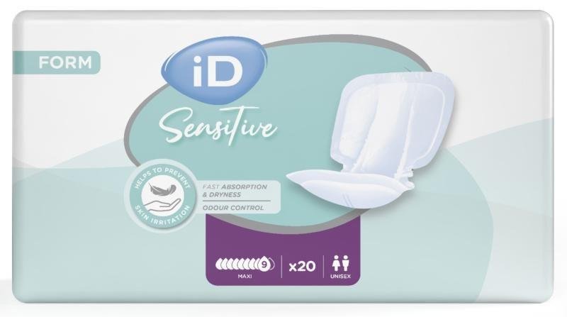 iD Senstivie Form Maxi—Pleny absorbční prodyšné 20 ks