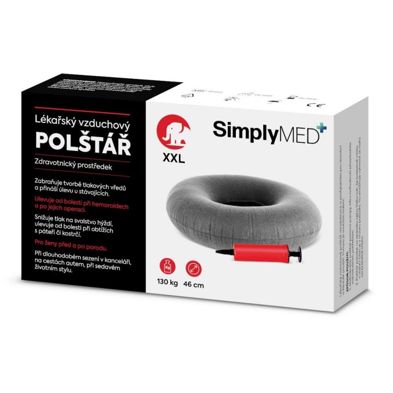 SimplyMed Lékařský vzduchový polštář XXL —1ks