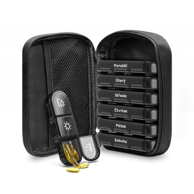 SimplyMed Dávkovač léků týdenní YHW002- Travel Max—1ks