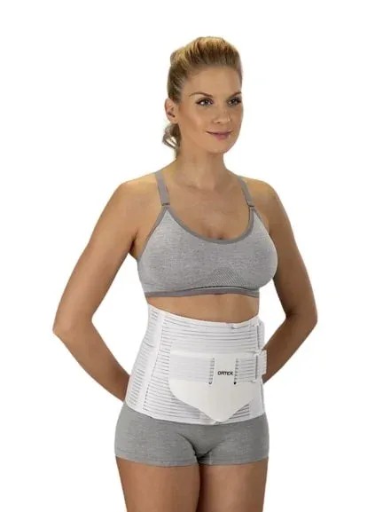 Ortex ortéza bederní LS Lumbosacral 011A - S—Dvoudílná elastická bederní ortéza s plastovou pelotou