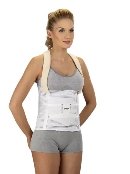 Ortex ortéza bederní HE Hyperextension 011C - M—Dvoudílná elastická bederní ortéza s plastovou pelotou
