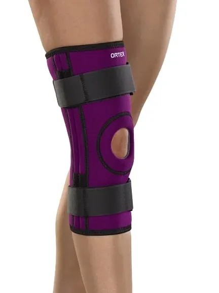 Ortex bandáž kolenní s výztuhou 04D - L—Návleková kolenní ortéza vyztužená s pružinami