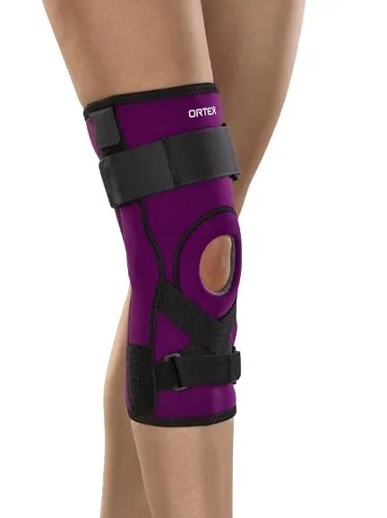Ortex ortéza kolenního kloubu krátká 04E - M—Ortéza kolenního kloubu s křížovým tahem a dvouosým kloubem