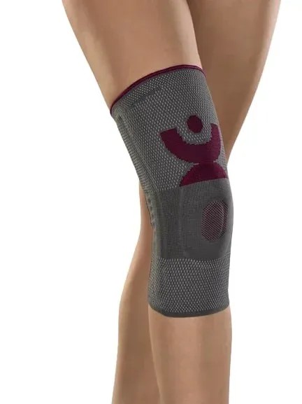 Ortex bandáž kolenní úpletová 04K - XL—Úpletová bandáž kolenního kloubu vyztužená se silikonovou vložkou