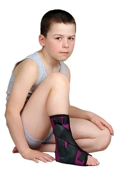 Ortex ortéza hlezenního kloubu 06C - XS—Pružná úpletová ortéza pro plnou fixaci hlezenního kloubu s výztuhami