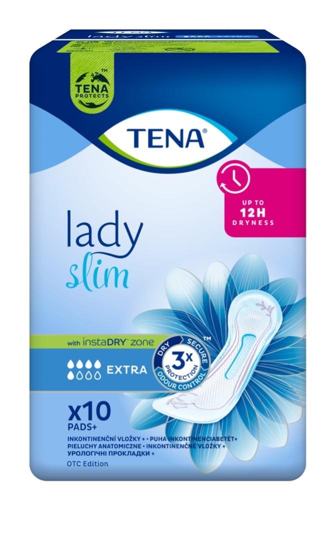 TENA Lady Slim Extra—Inkontinenční vložky 10 ks