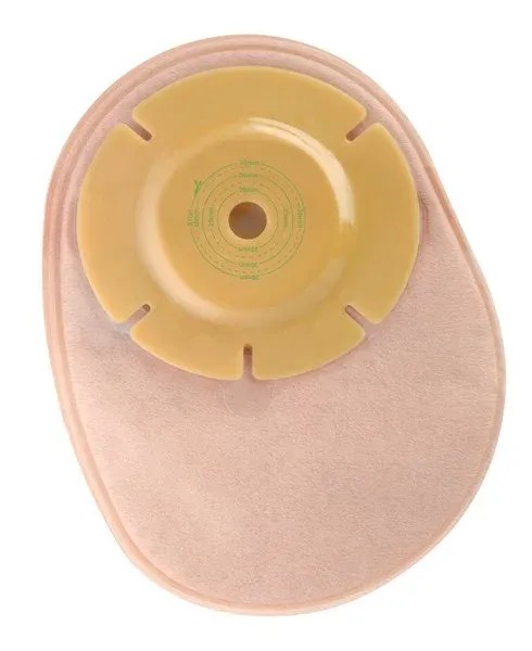 Jednodílný sáček Confidence Natural Soft Convex—Střední, uzavřený, s chlopní, otvor 13-52 mm, 10 ks