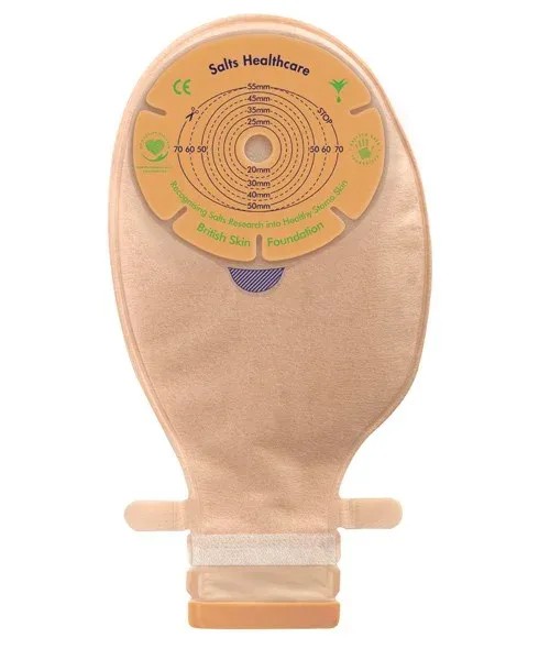 Jednodílný sáček Confidence Natural Advance 30 ks—Střední, výpustný, s chlopní, otvor 13 mm