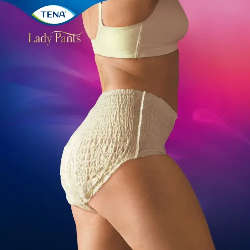 TENA Lady Pants Plus Creme L—Kalhotky absorpční natahovací 8ks