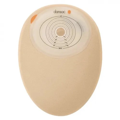 Dansac NovaLife TRE 1 Closed EasiView 30 ks—Velký, uzavřený, s okénkem, béžový, otvor 15-90 mm