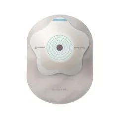 SenSura Mio Concave 1D uzavřený sáček 10 ks—Velký, šedý, konkávní podložka, otvor 10-40 mm