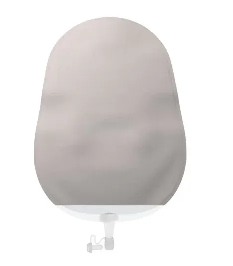 SenSura Mio Concave 1D urostomický sáček 10 ks—Velký, šedý, konkávní podložka, otvor 10-40 mm