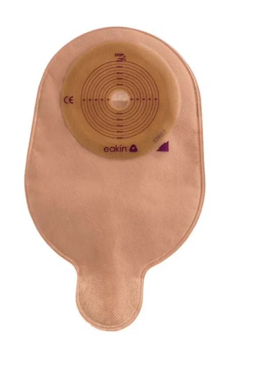 Plochý sáček Pelican 1D urostomický—Střední, průhledný, otvor 37,5 mm, 30 ks