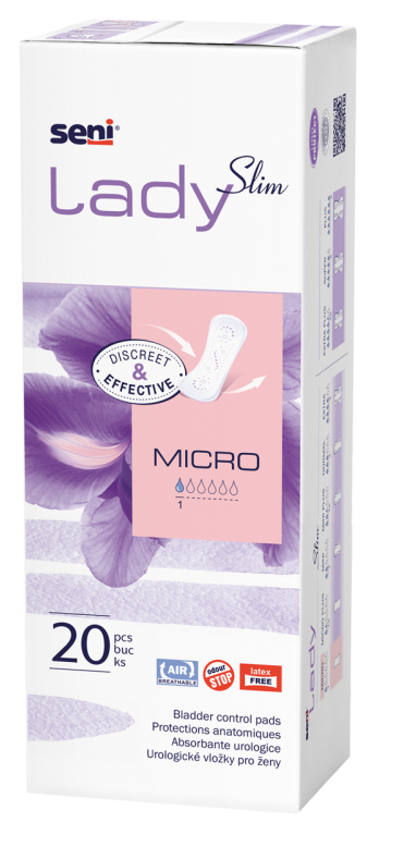 SENI Lady Slim Micro—Absorpční vložky pro ženy, 20ks