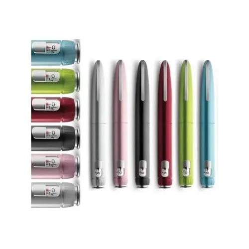 Inzulínové pero HumaPen Savvio - grafitové—Aplikátor inzulínu pro 3 ml náplně