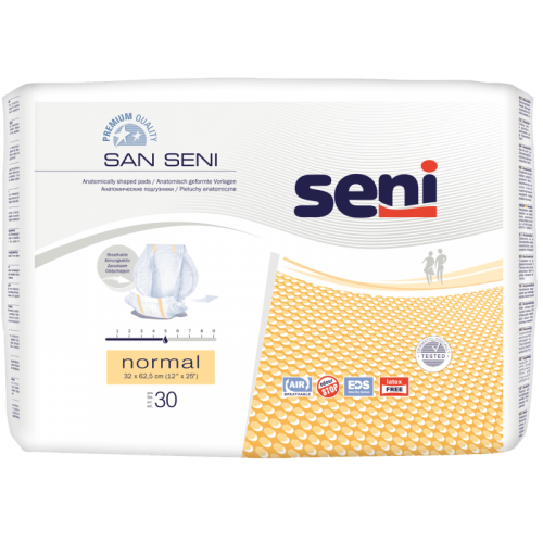SENI San Normal—Pleny vložné absorpční prodyšné anatomicky tvarované 30 ks