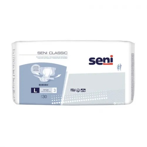 SENI Classic L—Kalhotky absorbční prodyšné denní 30 ks