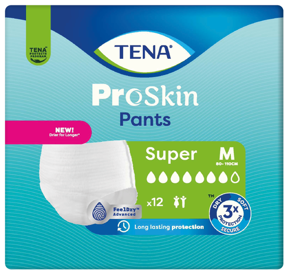 TENA Pants Super M—Kalhotky absorpční natahovací 12 ks